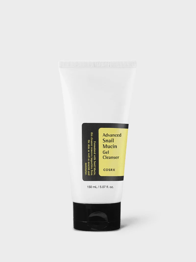 COSRX Advanced Snail Mucin Gel Cleanser – Gel nettoyant doux pour peau éclatante